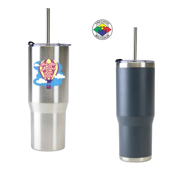 30oz ArcticWare Vacuum Tumbler with Lid & Straw... from ASI 80093 Pyrographics