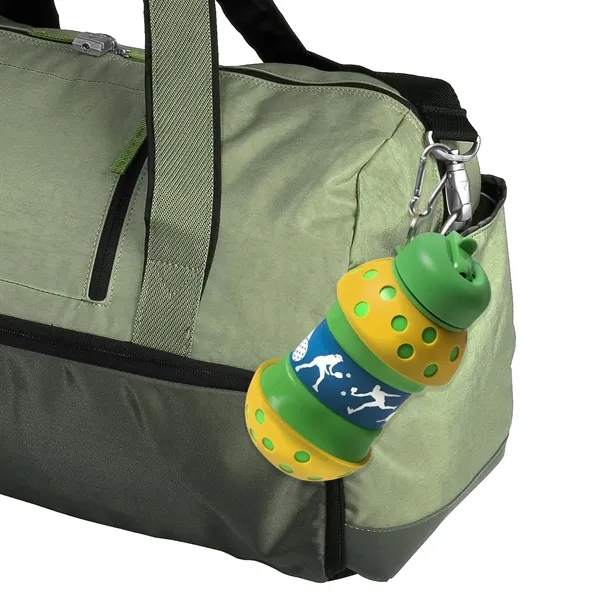 16 oz. collapsible silicone bottle with pickleball design.... from ASI 42016 Brighter Promotions Inc / Chemical Light™