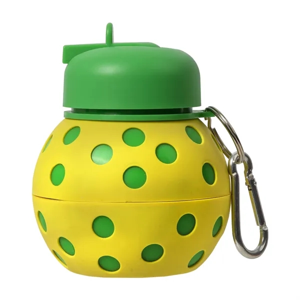 16 oz. collapsible silicone bottle with pickleball design.... from ASI 42016 Brighter Promotions Inc / Chemical Light™