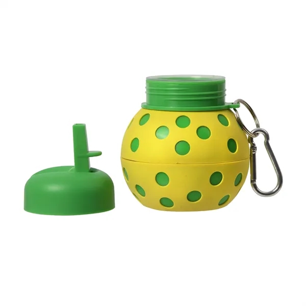 16 oz. collapsible silicone bottle with pickleball design.... from ASI 42016 Brighter Promotions Inc / Chemical Light™