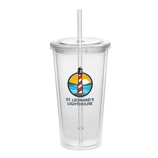 20 oz. acrylic tumbler with double wall construction with snap-tight lid... from ASI 62088 IDProductsource