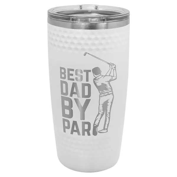 Polar Camel 20 oz. White Golf Tumbler with Dimples and Slide,... from ASI 72657 Active Life Promo / Apres Ski Active Life