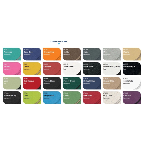 7" x 10" EventPlanner journal, dual cover, full-color 2-sided insert, foil... from ASI 91340 Journalbooks/Timeplanner Calendars