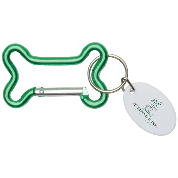 2 1/2" x 1 1/2" dog bone shaped carabiner constructed from... from ASI 62190 Illini