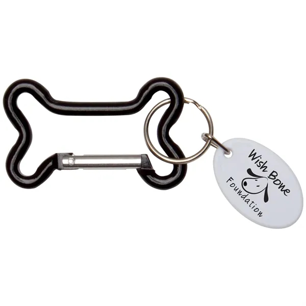 2 1/2" x 1 1/2" dog bone shaped carabiner constructed from... from ASI 62190 Illini