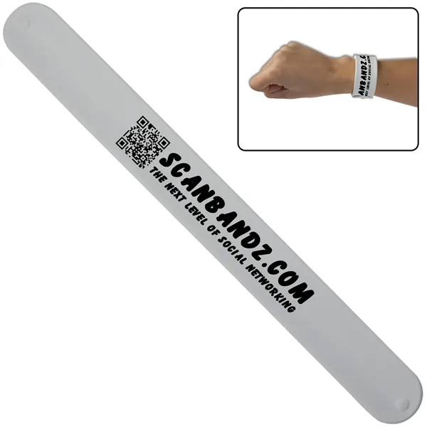 Silicone slap bracelet in an assortment of stylish colors.... from ASI 62190 Illini