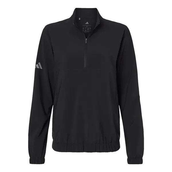 Adidas Women's Woven Half-Zip Pullover... from ASI 84358 S&S Activewear