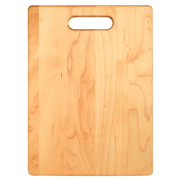 Customizable 13 3/4" x 9 3/4" rectangular maple cutting board treated... from ASI 74601 Calico
