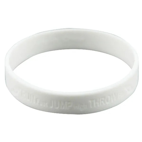 Silicone wristband with laser engraving, offered in a variety of colors.... from ASI 62190 Illini