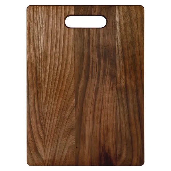 Customizable 13 3/4" x 9 3/4" rectangular walnut cutting board with... from ASI 74601 Calico