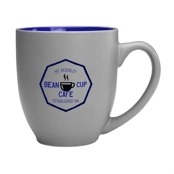 16 oz. two tone ceramic mug with a high curved grip.... from ASI 62088 IDProductsource