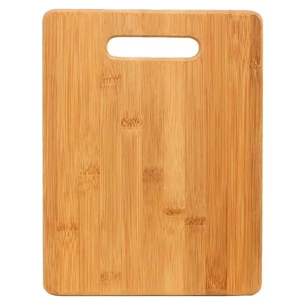 Rectangular 11 1/2" x 8 3/4" bamboo cutting board with hanging... from ASI 74601 Calico