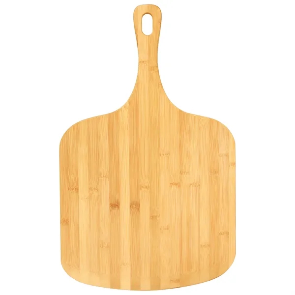 Customizable 23 1/2" x 14 1/2" bamboo pizza board with hanging... from ASI 74601 Calico