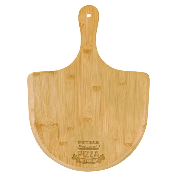 Customizable 15 1/2" x 11" bamboo pizza board with hanging hole... from ASI 74601 Calico