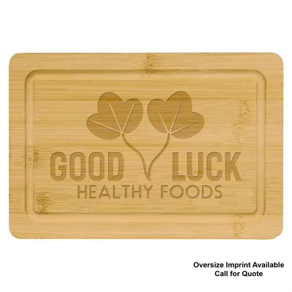 9" x 6" Bamboo Cutting Board with Juice Groove... from ASI 74601 Calico