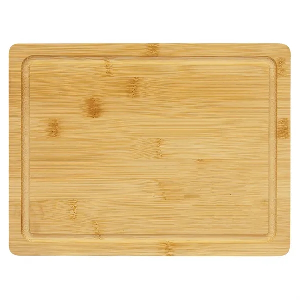 11 1/2" x 8 3/4" Bamboo Cutting Board with Juice Groove... from ASI 74601 Calico