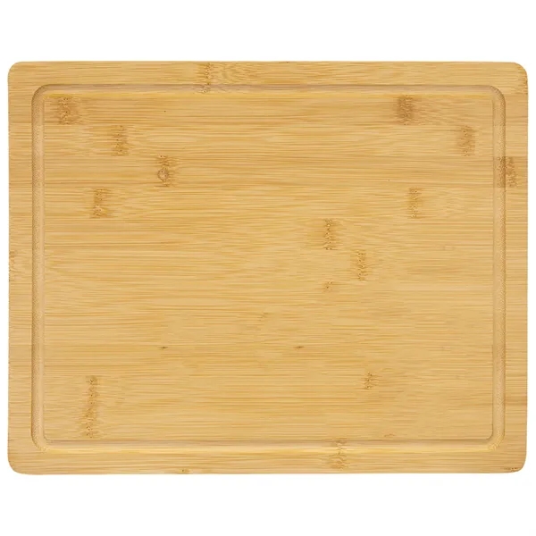 13 3/4" x 11" Bamboo Cutting Board with Juice Groove... from ASI 74601 Calico