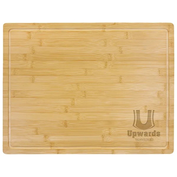 19 3/4" x 15" Bamboo Cutting Board with Juice Groove... from ASI 74601 Calico