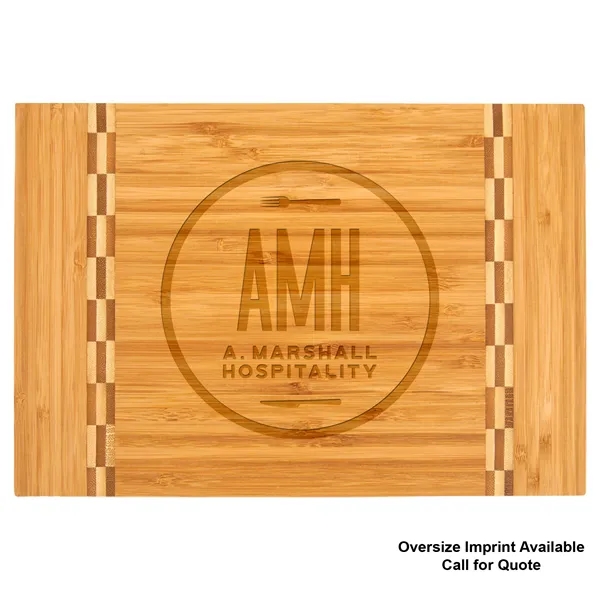 12" x 8 1/4" x 1/2" cutting board made of bamboo... from ASI 74601 Calico