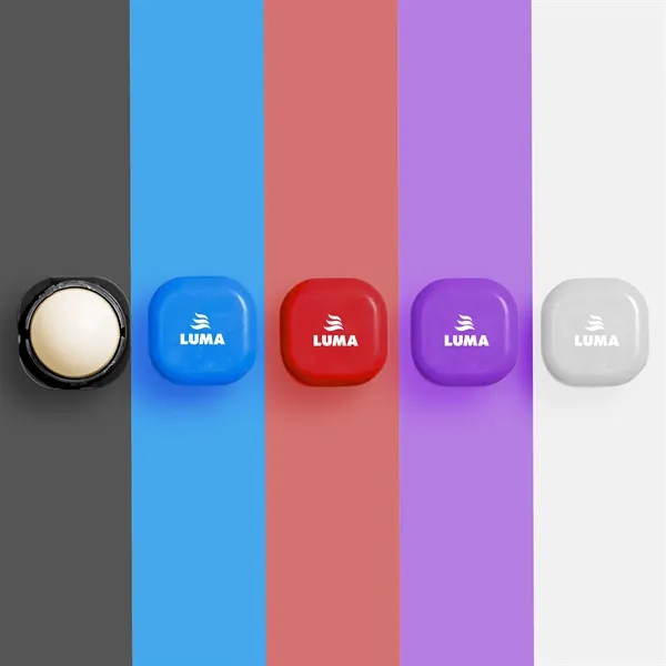 1.25" x 1.25" x 1.25" neon cube lip balm moisturizer with... from ASI 61966 HPG / Mixie