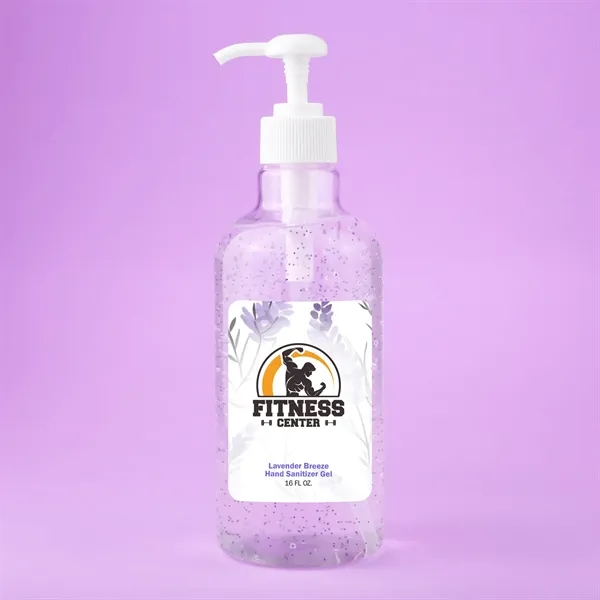 16 oz Hand Sanitizer Gel with Moisturizing Beads containing vitamins A... from ASI 61966 HPG / Mixie