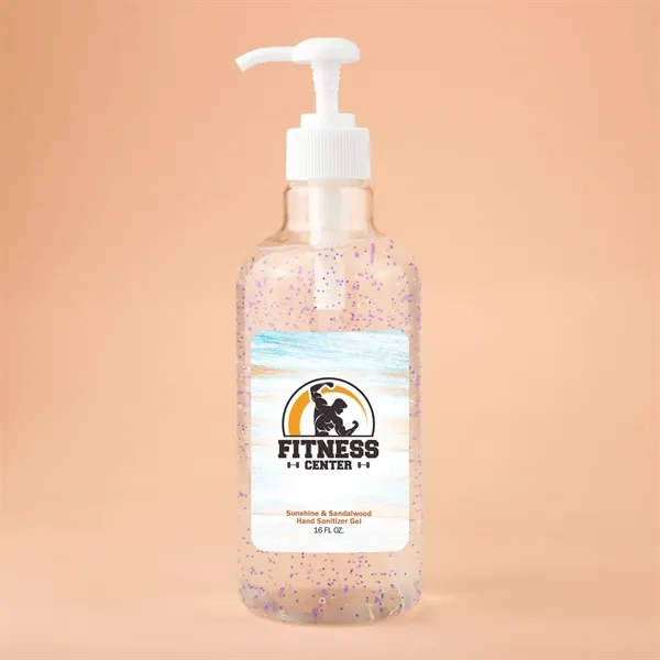 16 oz Hand Sanitizer Gel with Moisturizing Beads containing vitamins A... from ASI 61966 HPG / Mixie