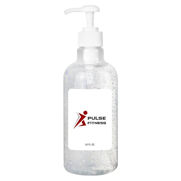 16 oz Hand Sanitizer Gel with Moisturizing Beads containing vitamins A... from ASI 61966 HPG / Mixie