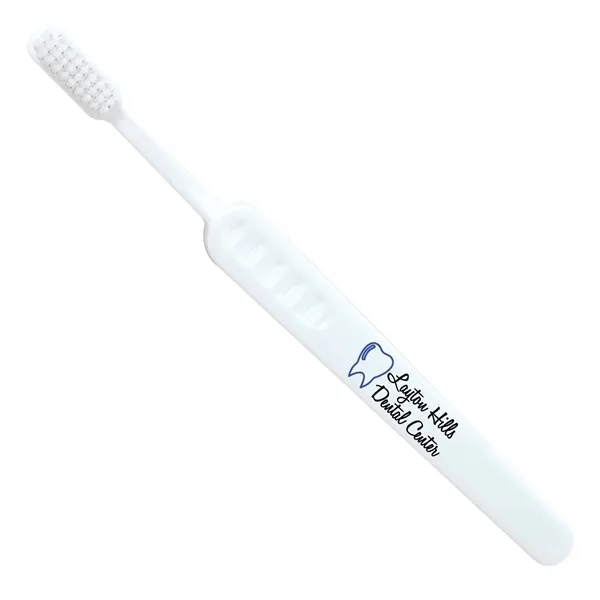 Adult toothbrush with soft bristles.... from ASI 62190 Illini