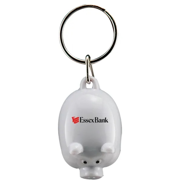Pig shaped key tag in a variety of colors.... from ASI 62190 Illini