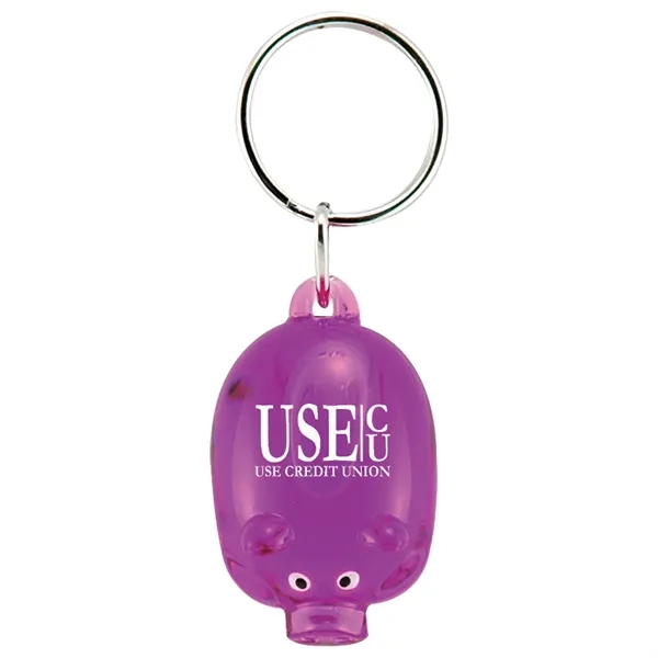 Pig shaped key tag in a variety of colors.... from ASI 62190 Illini