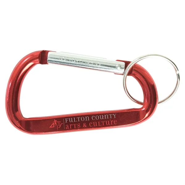 Carabiner key tag that measures 3 3/8" x 1 5/8" and... from ASI 62190 Illini