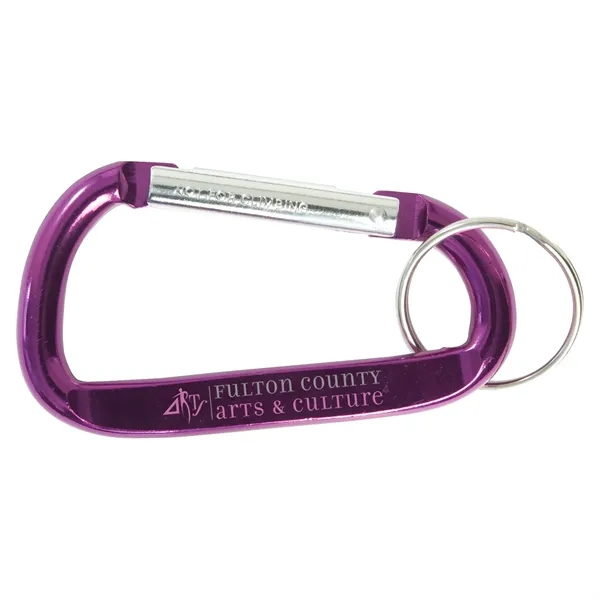 Carabiner key tag that measures 3 3/8" x 1 5/8" and... from ASI 62190 Illini