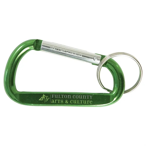 Carabiner key tag that measures 3 3/8" x 1 5/8" and... from ASI 62190 Illini