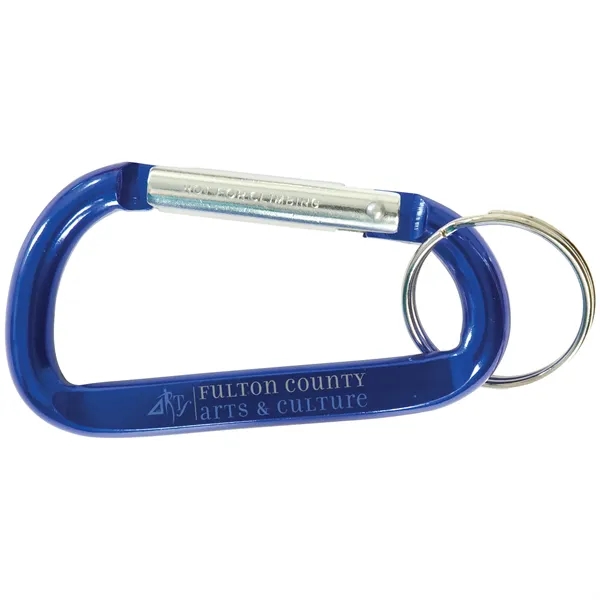 Carabiner key tag that measures 3 3/8" x 1 5/8" and... from ASI 62190 Illini
