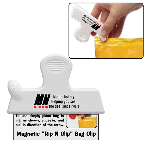 Magnetic bag clip in an assortment of colors.... from ASI 62190 Illini