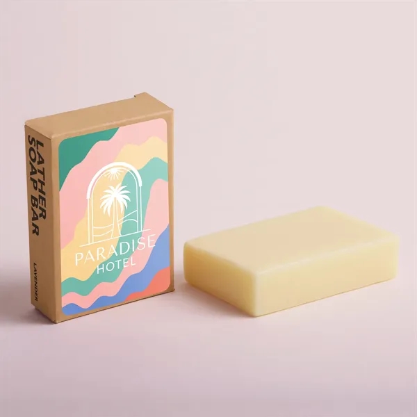 3.5oz. bar soap in a kraft paper box.... from ASI 61966 HPG / Mixie