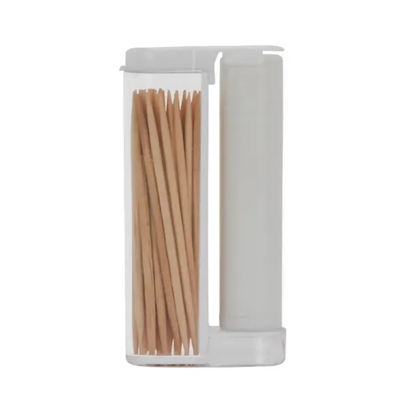 SPF15 lip balm with wooden toothpick in a flip-top container plus... from ASI 37218 Athena Promo (tm)