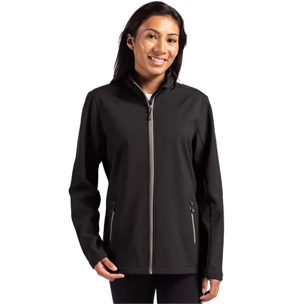 Clique Tempo Eco Stretch Full Zip Womens Softshell Jacket... from ASI 47965 Cutter & Buck