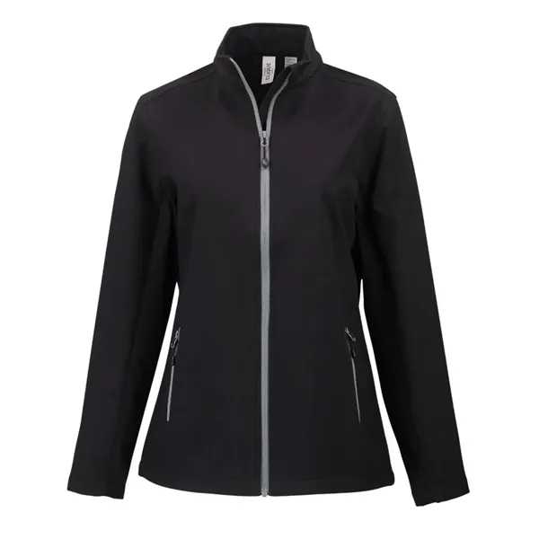 Clique Tempo Eco Stretch Full Zip Womens Softshell Jacket... from ASI 47965 Cutter & Buck