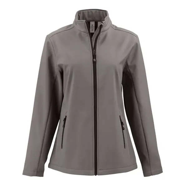Clique Tempo Eco Stretch Full Zip Womens Softshell Jacket... from ASI 47965 Cutter & Buck