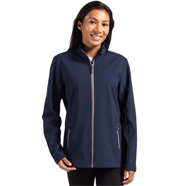 Clique Tempo Eco Stretch Full Zip Womens Softshell Jacket... from ASI 47965 Cutter & Buck