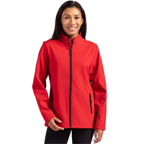 Clique Tempo Eco Stretch Full Zip Womens Softshell Jacket... from ASI 47965 Cutter & Buck