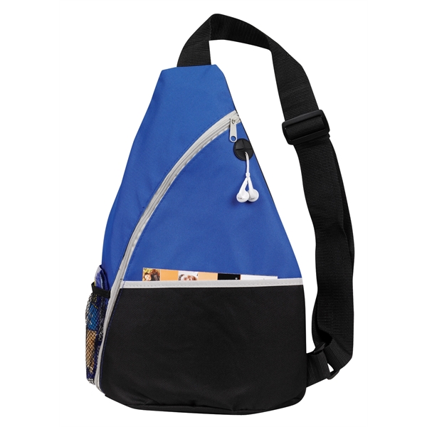 11.5" x 17.75" x 6" polyester sling pack with zip closure,... from ASI 37980 Bagworld