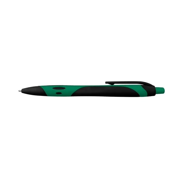 5 5/8"L rubberized ballpoint pen with black gel ink.... from ASI 67675 Liqui-Mark Corp