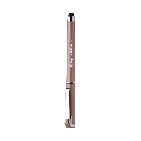The Islander Rose Metallic Plastic Pen combines top customer-favorites: gel ink,... from ASI 62088 IDProductsource