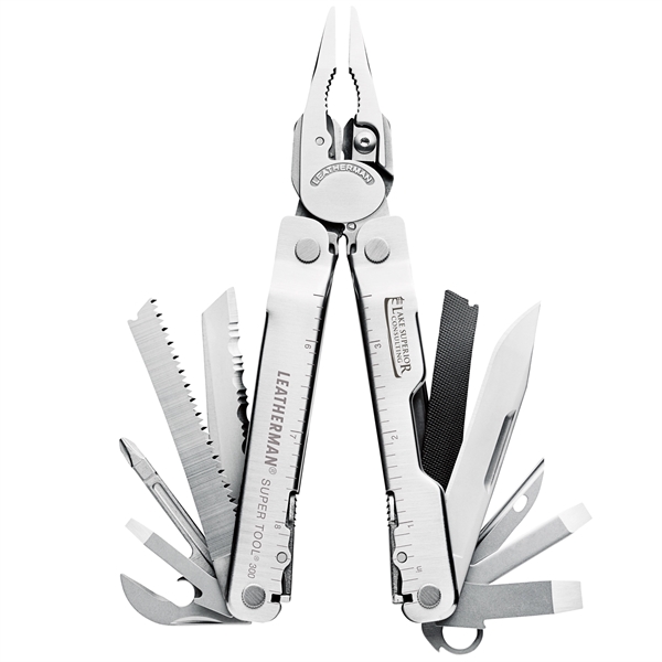Award-winning multi-tool with 19 implements, including pliers, wire cutters, screwdrivers, saw... from ASI 46170 Compass Industries Inc