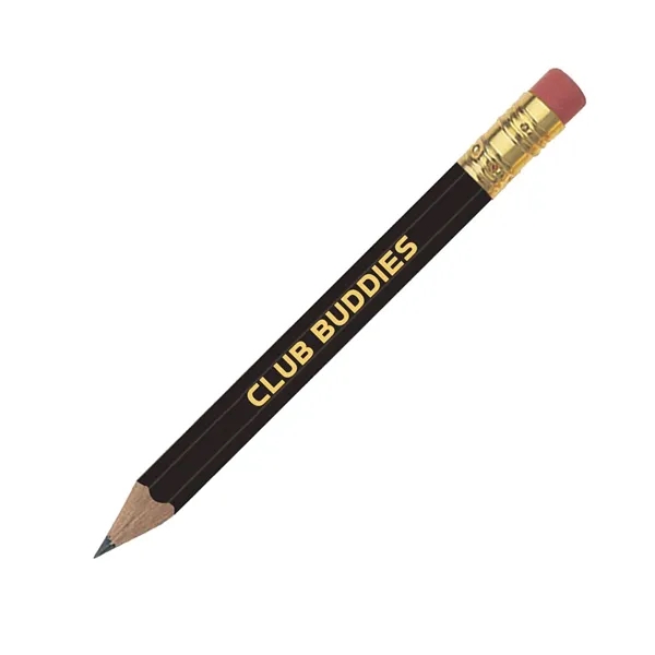 4" x .29" x .91" round golf pencil with eraser in... from ASI 62088 IDProductsource