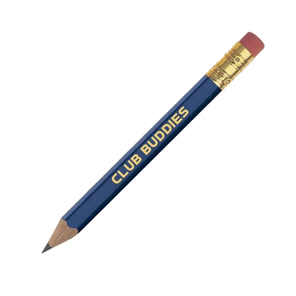 4" x .29" x .91" round golf pencil with eraser in... from ASI 62088 IDProductsource