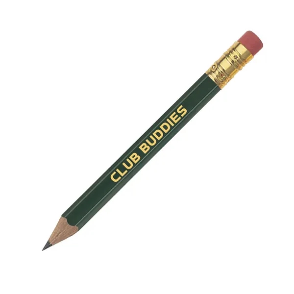 4" x .29" x .91" round golf pencil with eraser in... from ASI 62088 IDProductsource