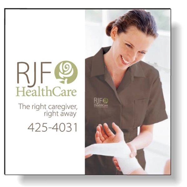 Square Magnet Full Color Imprint. White vinyl topcoat.... from ASI 87400 ArtechPro